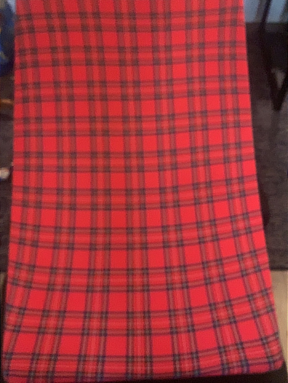 Little Sleepies Red Plaid Lunaluxe Bamboo Fitted Crib Sheet + bag